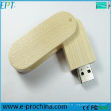 Personalizado de diseño de madera de disco de memoria USB Flash Drive (EW009)